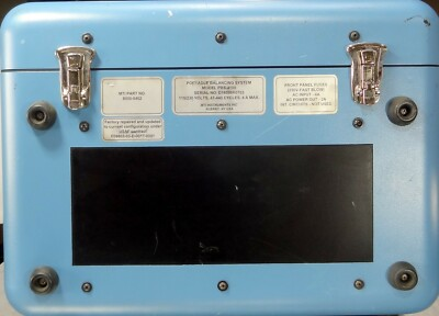 #ad #ad MTI Instruments PBS 4100 Portable Balancing System 8000 0402 $1500.00