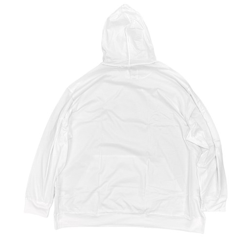 Lacoste Big & Tall Hooded T-Shirt White Long Sleeve Lightweight Hoodie TH4844 - Picture 6 of 8