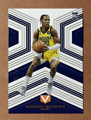2022-23 Panini Chronicles Vertex Bennedict Mathurin Rookie Orange #/75 (SSP,RC)