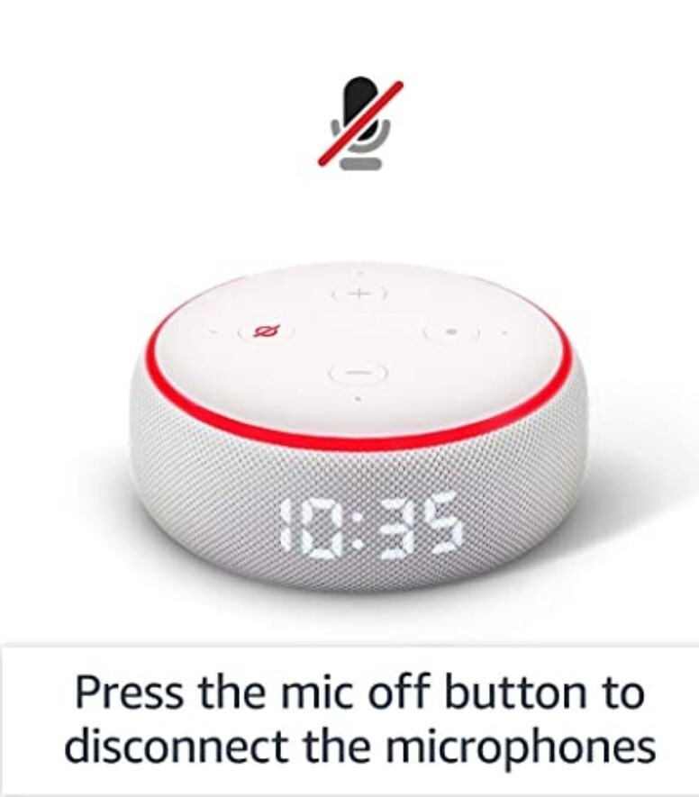 Amazon Echo Dot (3rd Gen) - Smart Speaker with Clock and Alexa