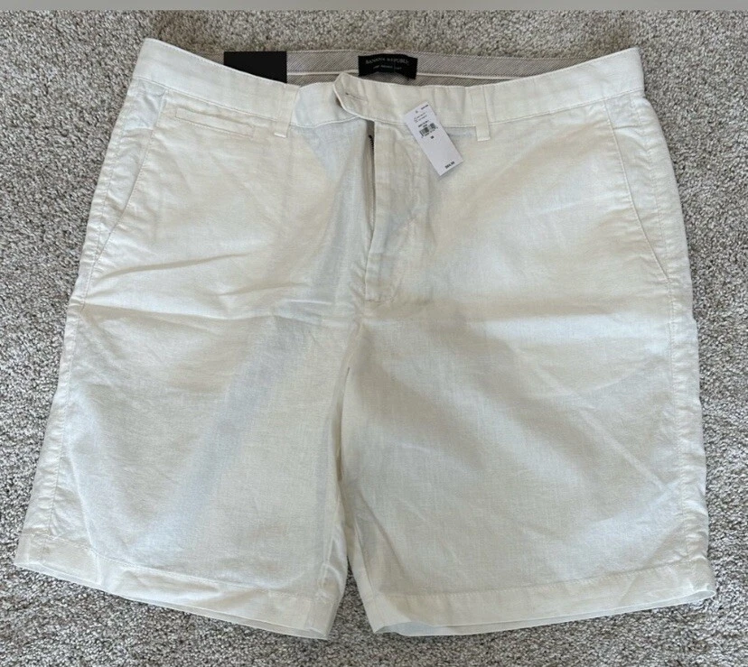 Men’s Banana Republic Linen-Blend Short (Size: 36)