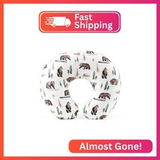 GRSSDER Nursing Pillow Cover Stretchy Minky Removable Nursing Covers for Breastf