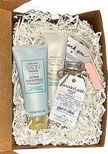Luxury Spa Gift Box All 3 Scents Satin Hands Bath Salt Set Women Gift Idea