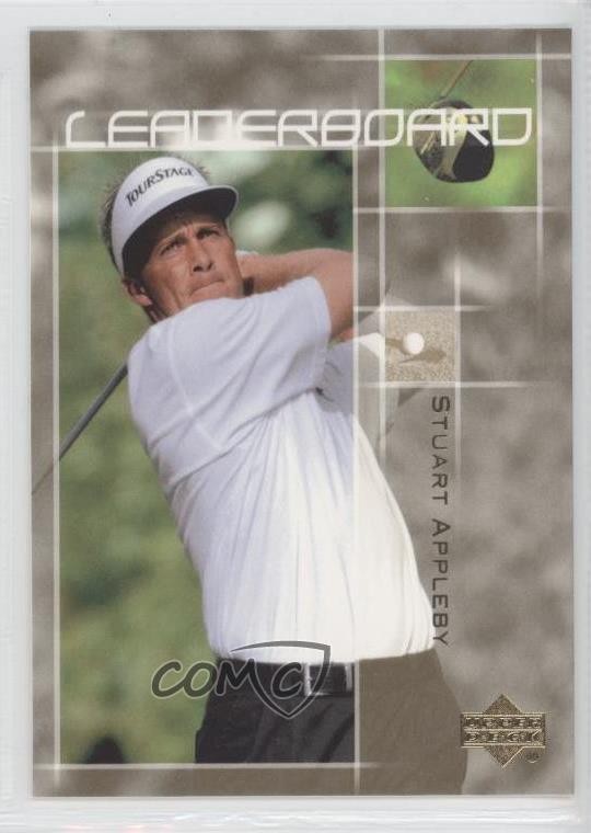 2003 Upper Deck Leaderboard Stuart Appleby #68 0b3