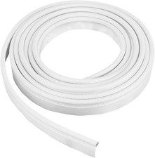 5.5 Yards Awning Rail Piping, 8mm Double Flap Awning Tent Piping Insert White
