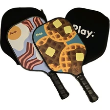 Pickleball Paddles - Set of 2 - USAPA Approved, Breakfast Set by PlayPaddles
