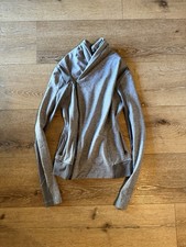Lululemon Women 4 Gray Bhakti Double Zipper Yoga Jacket Asymmetrical