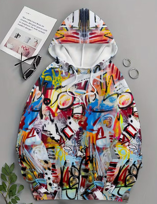 Neon Glow-in-the-Dark Print 3D All Over Print Hoodie Unisex S-5XL