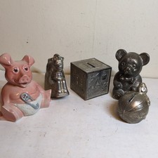 Job Lot - Collectible Vintage Wade NatWest Pig and Other Money / Piggy Banks