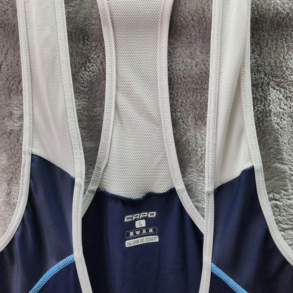 Capo Cadence 骑行围兜短裤男式大号定制自行车衬垫意大利制造 — 第 4/4 张图片