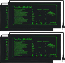 Seedling Heat Mat for Seed Starting,10" X 20.75" Waterproof Heating Pad for Indo