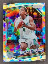 2025 Panini WNBA Prizm TERESA EDWARDS Silver Ice Prizm #126 Minnesota Lynx