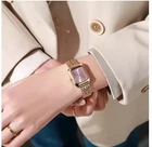 Women's Rectangular Quartz Watch – Elegant, Versatile, Luxury Style