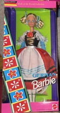 Vintage 90s German Barbie Dolls of the World Collection Special Edition Mattel