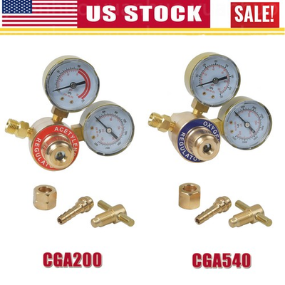 #ad #ad Oxygen Acetylene Welding Regulator Pressure Gauge Victor Style Cutting Welder $43.00