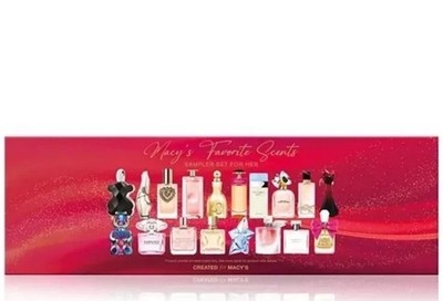 Macys 18-Pc. Favorite Scents Sampler Discovery Set For Her- Nice Gift!