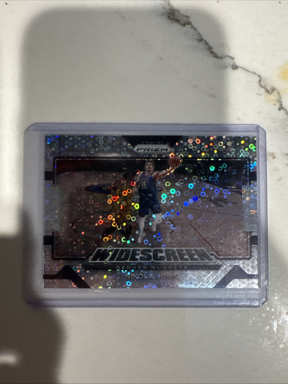 2021-22 Panini Prizm Nikola Jokic Widescreen No.8 Disco Fast Break Nuggets 