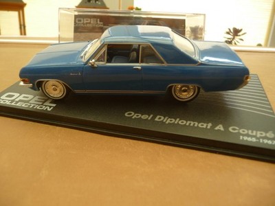 1:43 Eaglemoss/IXO Opel Collection 1965-1967 Opel Diplomat A V8 Coupé,OVP o.Heft