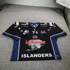 EV Lindau Islanders Hockey Jersey Mens XL Black Owayo Leibinger 71 Germany