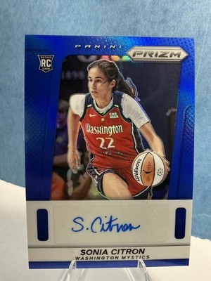 2025 Panini Prizm Sonia Citron RC Auto Throwback Signatures Blue /75