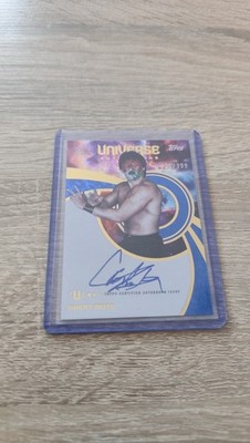 WWE Topps Universe Great Muta  /199 Auto #UNA-GMU BLUE PULSE