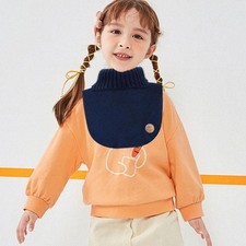 Autumn Winter Knitted Scarf For Children Warm Windproof Q7E6 Base Unisex T4Y8