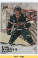 2024-25 Upper Deck UD Rookie Debut Liam Ohgren #3 READ 0rr0