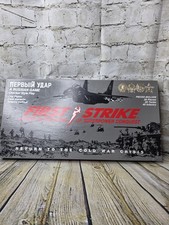 Rare First Strike Board Game By Sun Games Made In USA Missing 1 Red Infantry