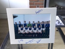 SHEFFIELD WEDNESDAY MULTY SIGNED MOUNTED PICTURE 9X7 INCHES