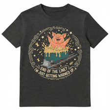 Optimistic Pig Enthusiast Getting Warmed Up Train Life Unisex T-Shirt