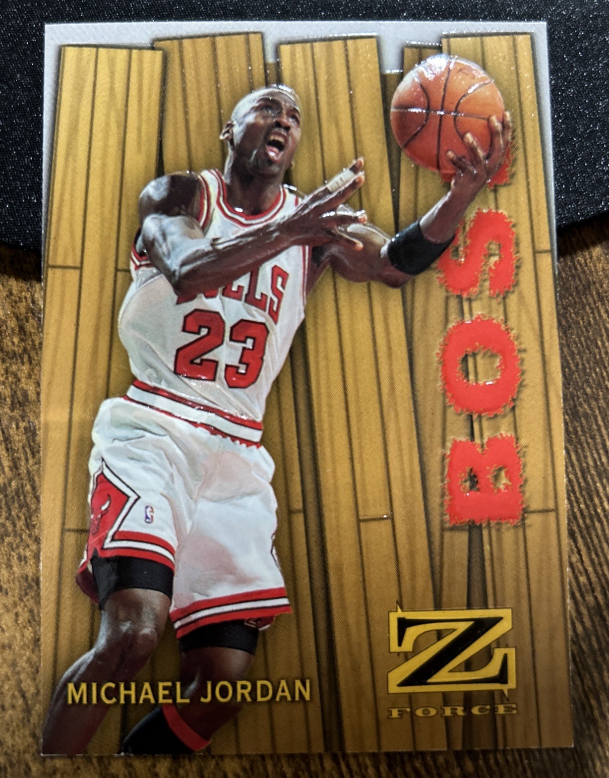 Michael Jordan 1997-98 Skybox Z-Force Boss #10B Chicago Bulls