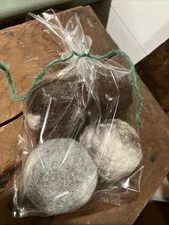 Four Alpaca Fiber Dryer Balls