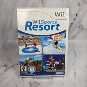 Wii Sports Resort (Nintendo Wii 2009) w/ Manual and Case