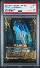 2025 DISNEY LORCANA EN 7-ARCHAZIA'S ISLAND ENCHANTED THE GLASS SLIPPER PSA 10