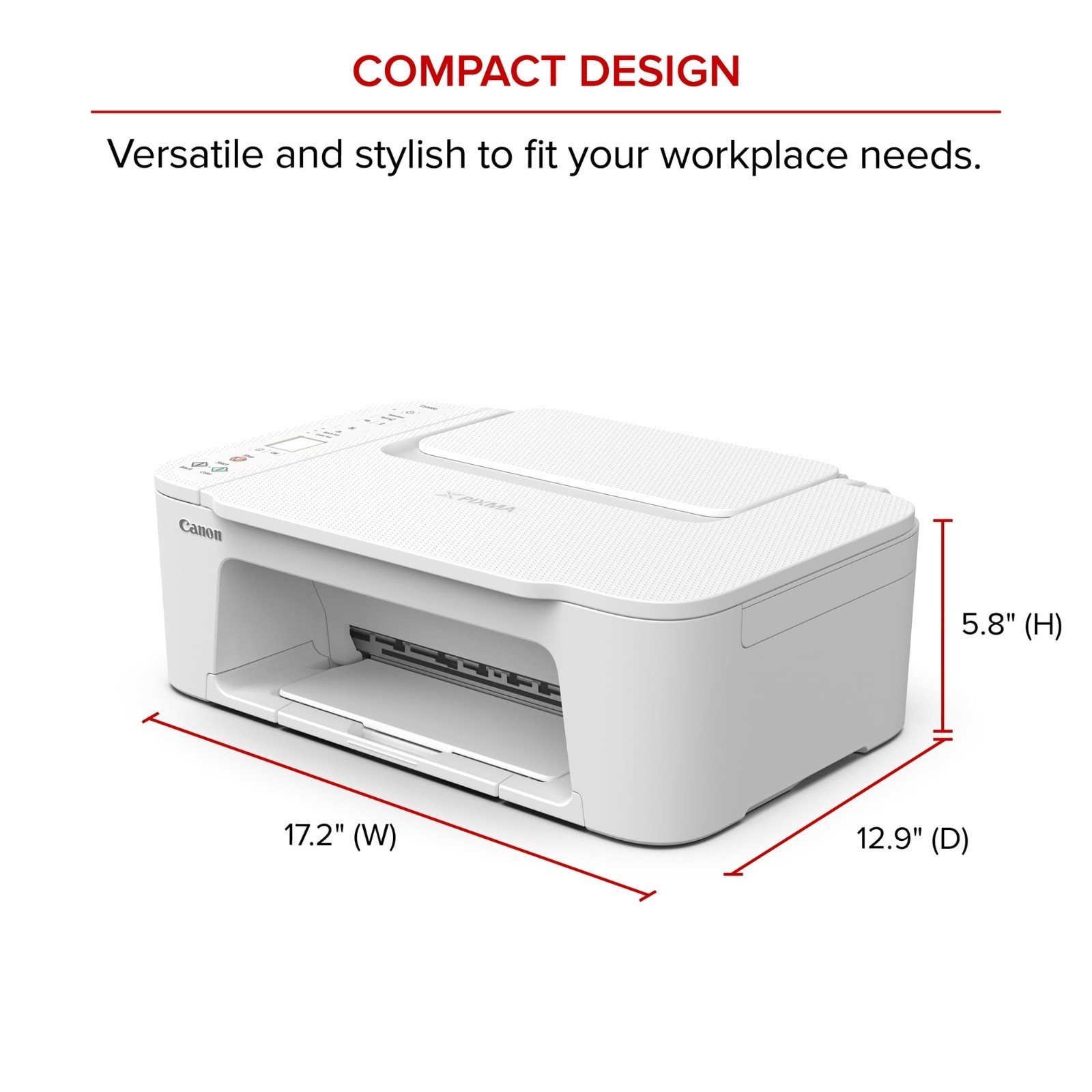 Canon PIXMA TS3722 Wireless Printer Print Scan Copy WiFi 4