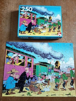 LUCKY LUKE Puzzle 250 Teile 1984 komplett Nathan Vintage Les Dalton