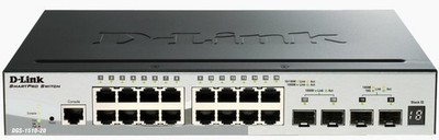 D-Link SmartPro DGS-1510-20 - Switch - L3 - verwaltet - 16 x 10/100/1000 + 2 x G