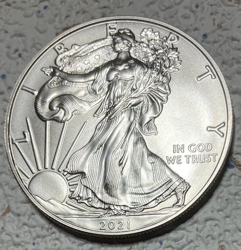 2021 American Silver Eagle  Type 1- BU