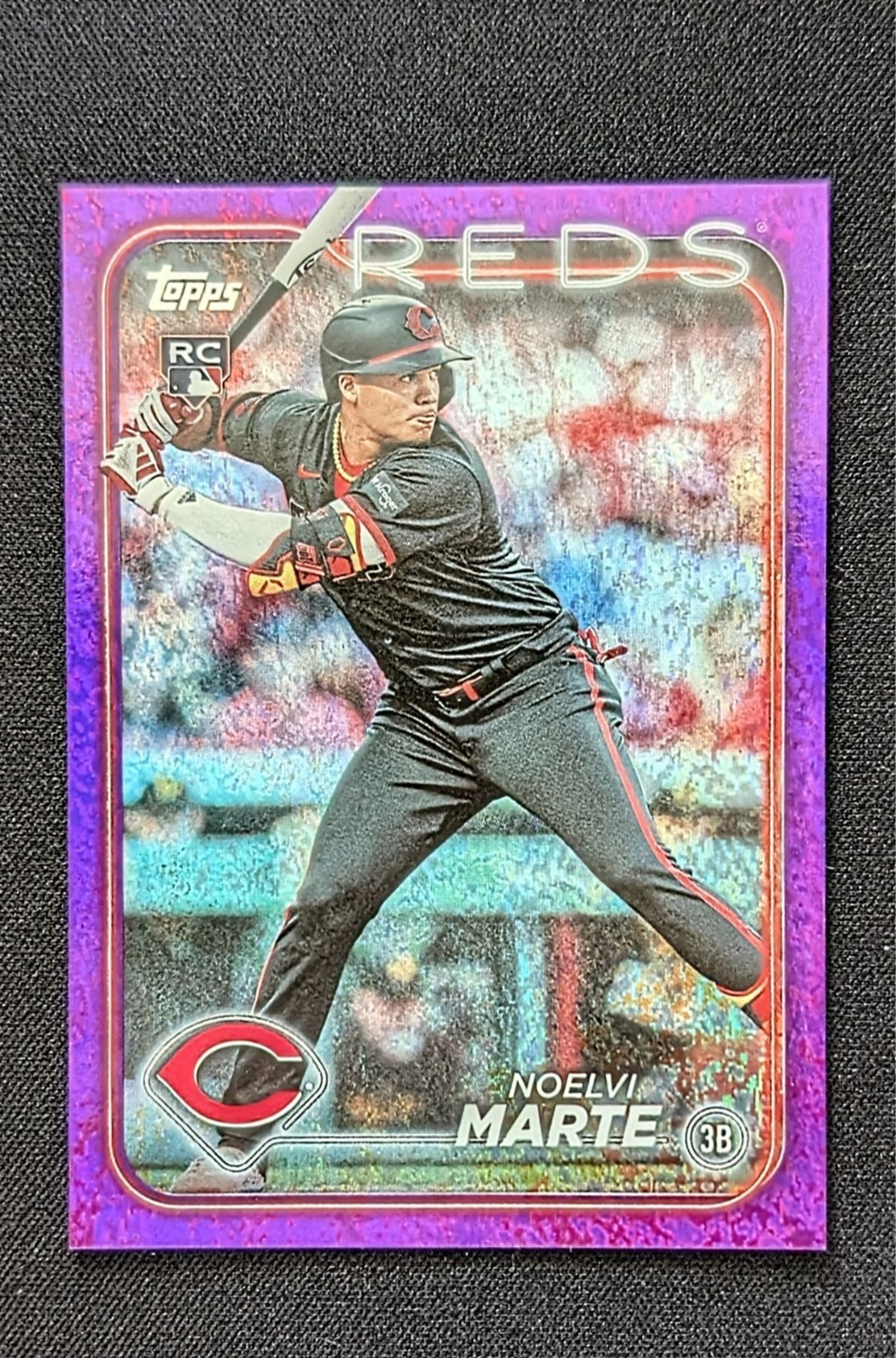 2024 Topps Series 2 - Noelvi Marte #548 Purple Foil /799 (RC)