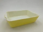 PYREX vintage 0503 casserole dish yellow 8.5" x 7" x 2.5"