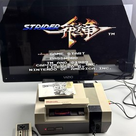Strider (Nintendo NES, 1989) Authentic Cartridge & Manual - Cleaned & Tested