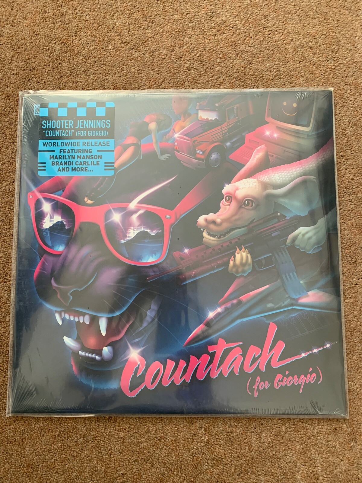 Shooter Jennings - COUNTACH FOR GEORGIO - Pink Vinyl - Sealed
