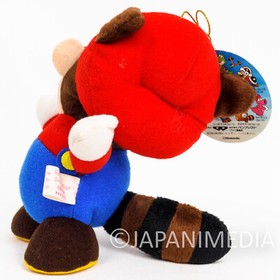 Retro Super Mario Racoon Mario Plush Doll Banpresto Nintendo Famicom SNES