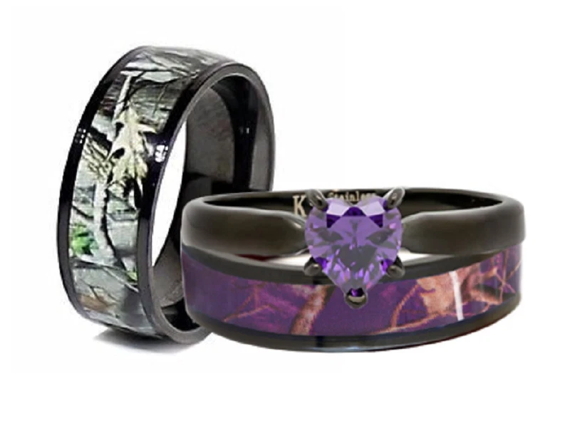 Duck Blind Rings, Camo Wedding Rings, Men's Camo Jewelry – The Jewelry  Source