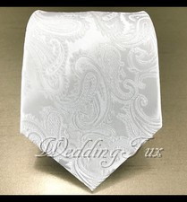 CLEARANCE MEN'S PAISLEY Microfiber SELF TIE NECK TIE FORMAL PARTY WEDDING PROM