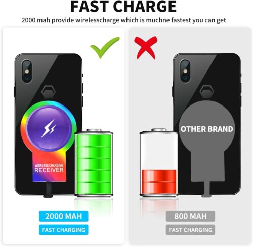 Typ-C 5V/2000mA QI Wireless Charging Receiver Adapter kompatibel mit Magsafe - Bild 3 von 5