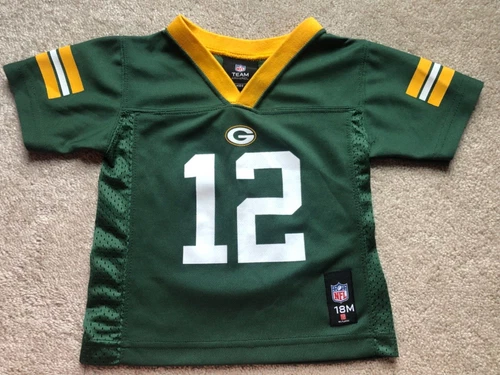 NFL Green Bay Packers Aaron Rodgers Infant Toddler Jersey Size 18 Months EUC