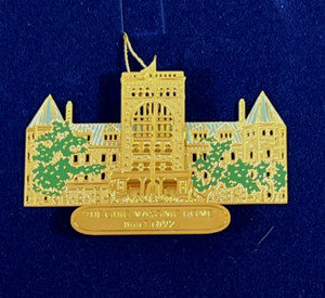 The Ohio Masonic Home, Built 1892 Christmas Ornament w/ Box and Paperwork