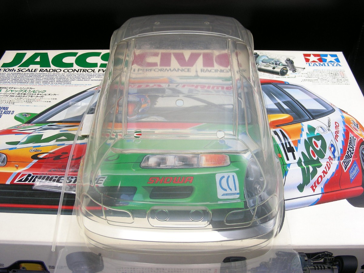 Vintage Tamiya 58133 JACCS IDEMITSU MOTION Honda CIVIC Spare Clear