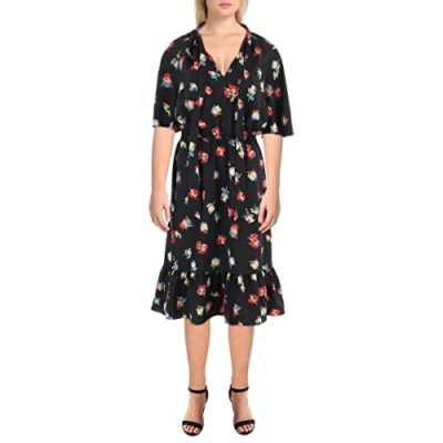 ralph lauren floral crepe midi dress Ralph Lauren Women's Floral Crepe Midi Dress